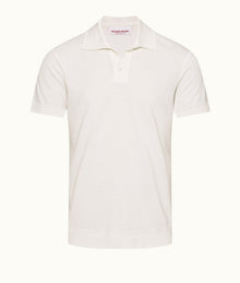 Jarrett Classic Fit Knitted Rib Polo Shirt | Sandbar