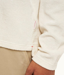 Jarrett Towelling Classic Fit Organic Towelling Long-Sleeve Polo Shirt | Matchstick