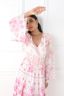 Hemant & Nandita | Jarum Long Dress | Multicolor