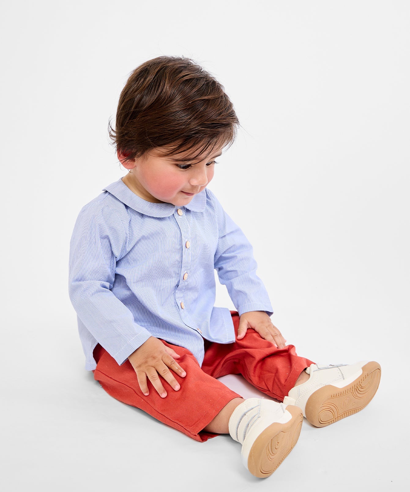 Boys | Jefferson Baby Shirt | Blue