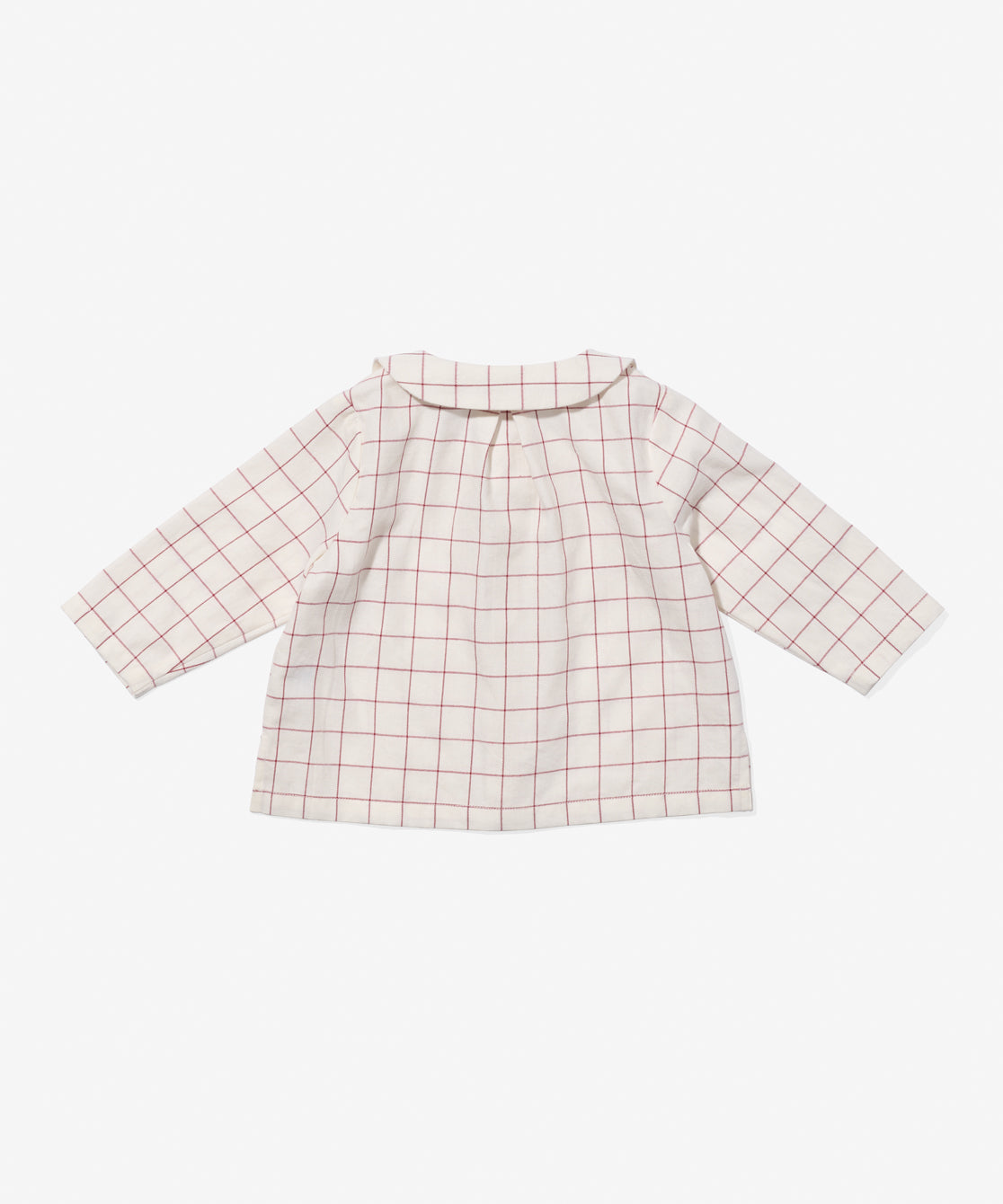 Boys | Jefferson Baby Shirt | Red/Neutral