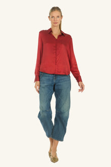 Joanne Blouse | Orange Red