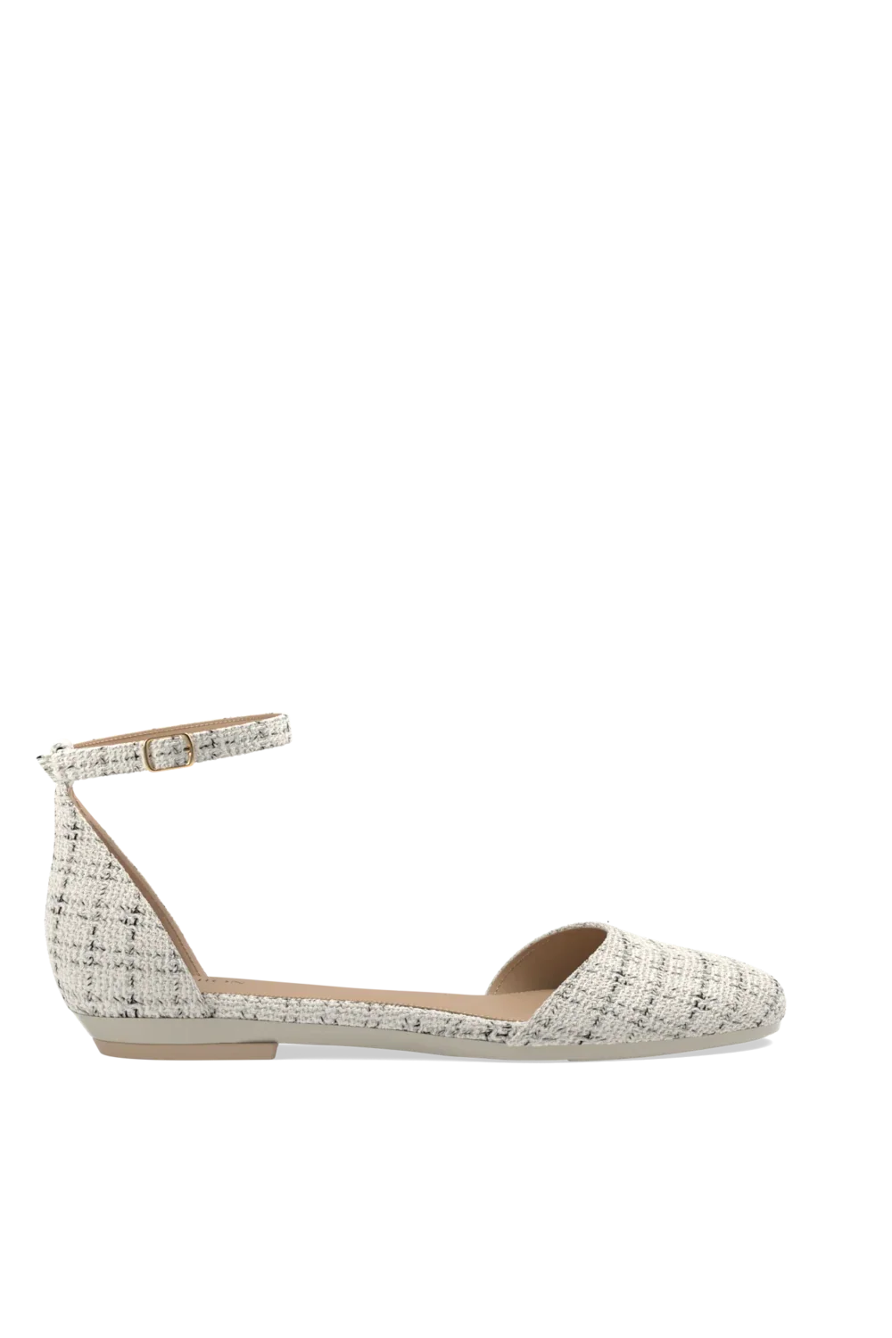 The Jocelyn Flat | Bone Tweed