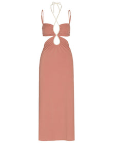 Johanna Ortiz | Women | Bambuco Viejo Midi Dress | Pale Rose