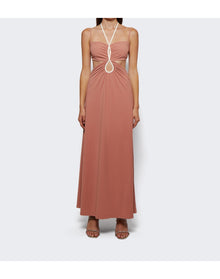 Johanna Ortiz | Women | Bambuco Viejo Midi Dress | Pale Rose