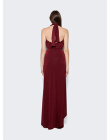 Johanna Ortiz | Women | Submerged Halterneck Jumpsuit | Wine