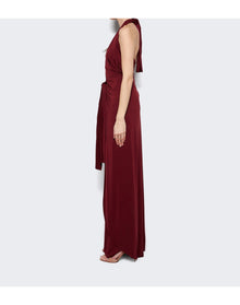 Johanna Ortiz | Women | Submerged Halterneck Jumpsuit | Wine