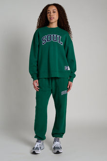 Soul by SoulCycle | Jordan Crew Neck | Evergreen