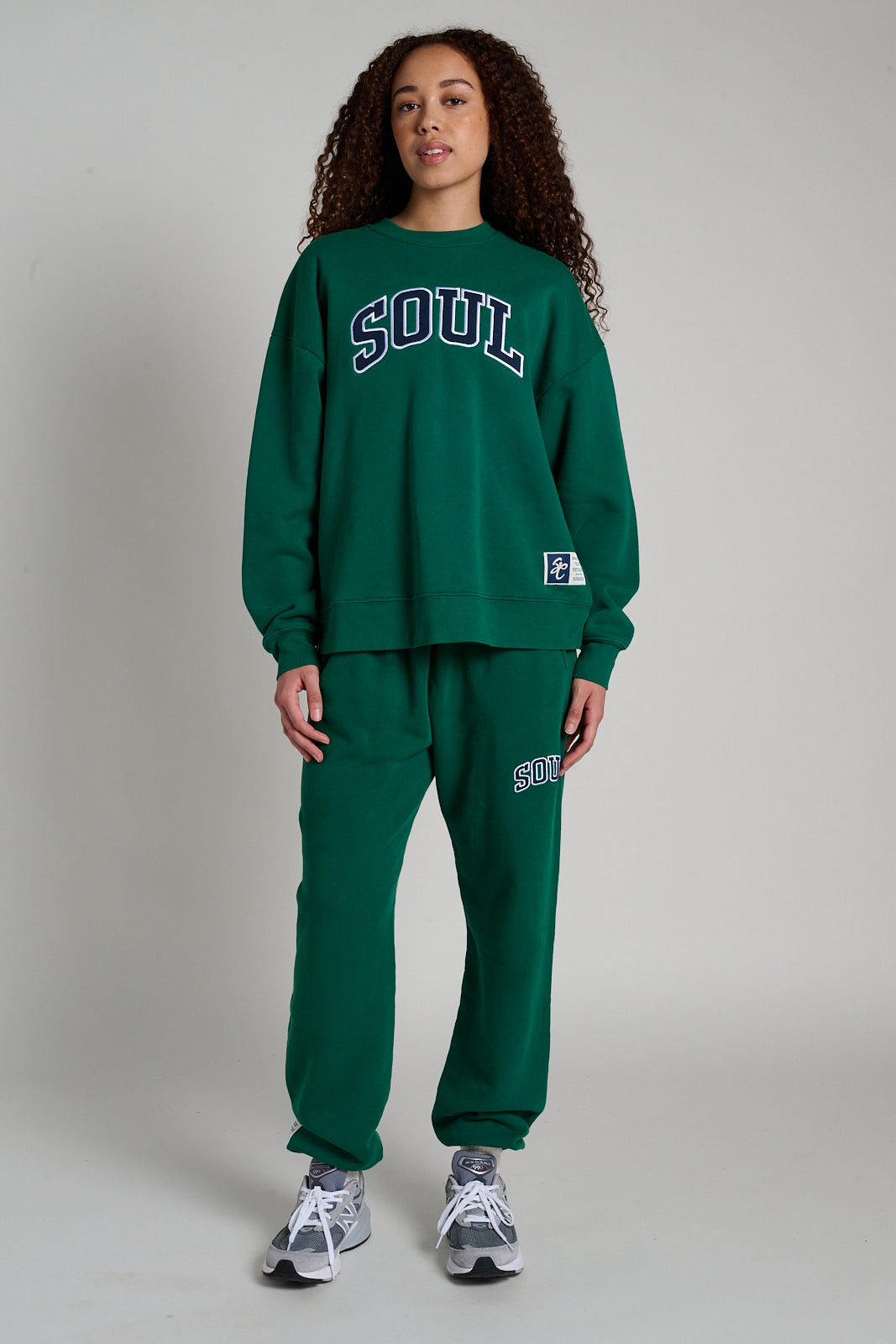 Soul by SoulCycle | Jordan Crew Neck | Evergreen