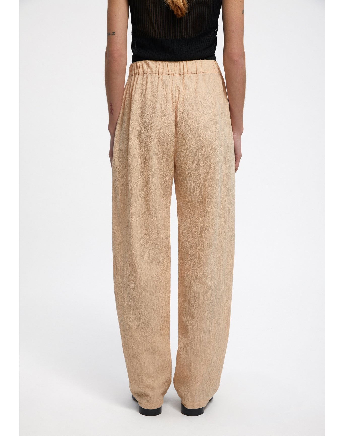 Josephine | Straight Leg Drawstring Pants | Parchment