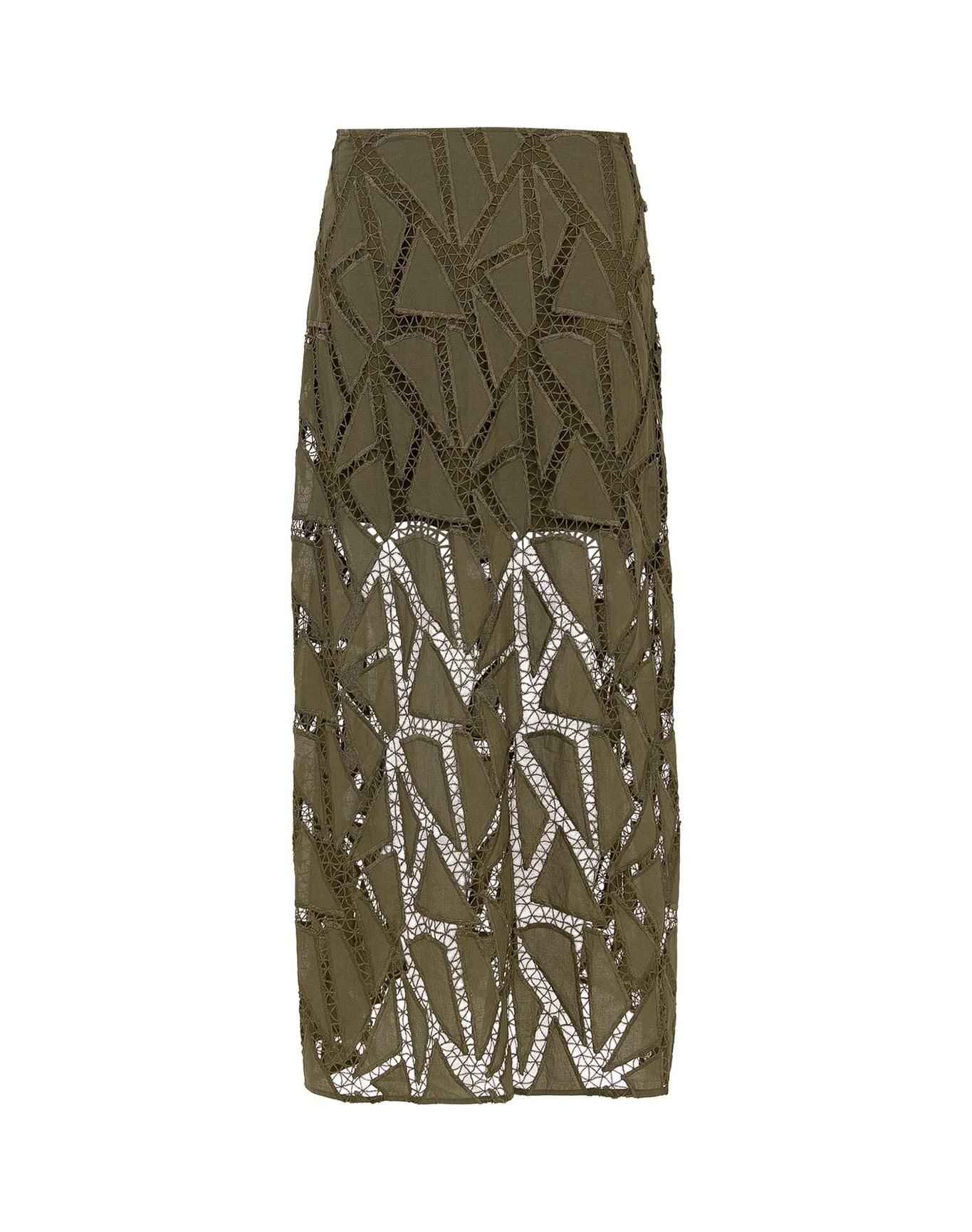Juli Long Skirt | Evergreen