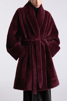 Juno | Luxurious Robe Coat | Dahlia