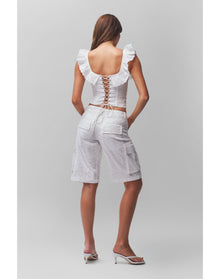 Justina Short | White