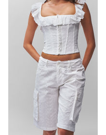 Justina Short | White