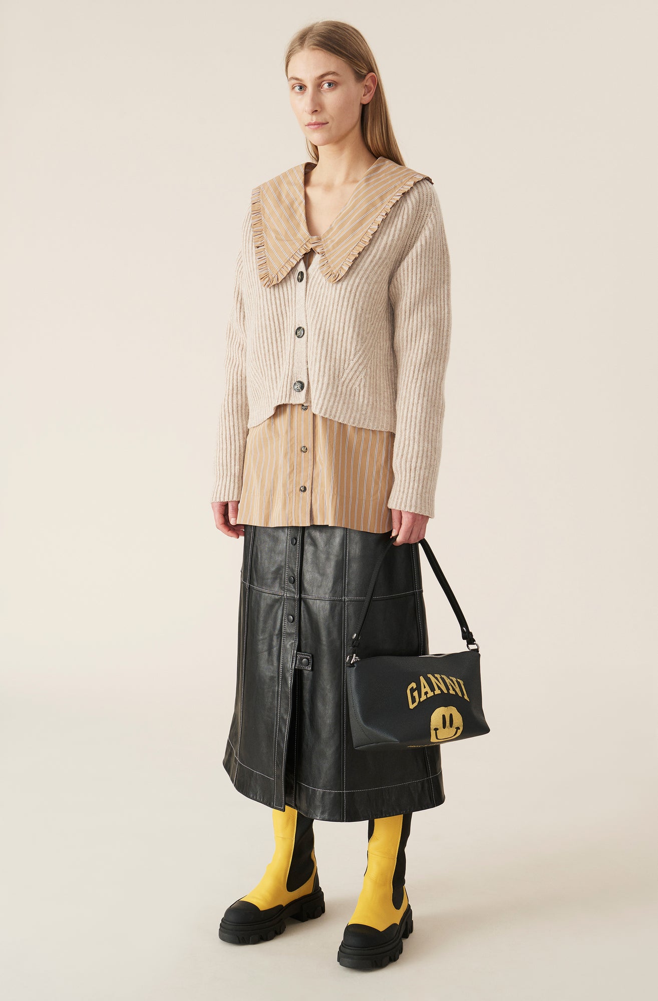 Rib Knit Cardigan | Brazilian Sand