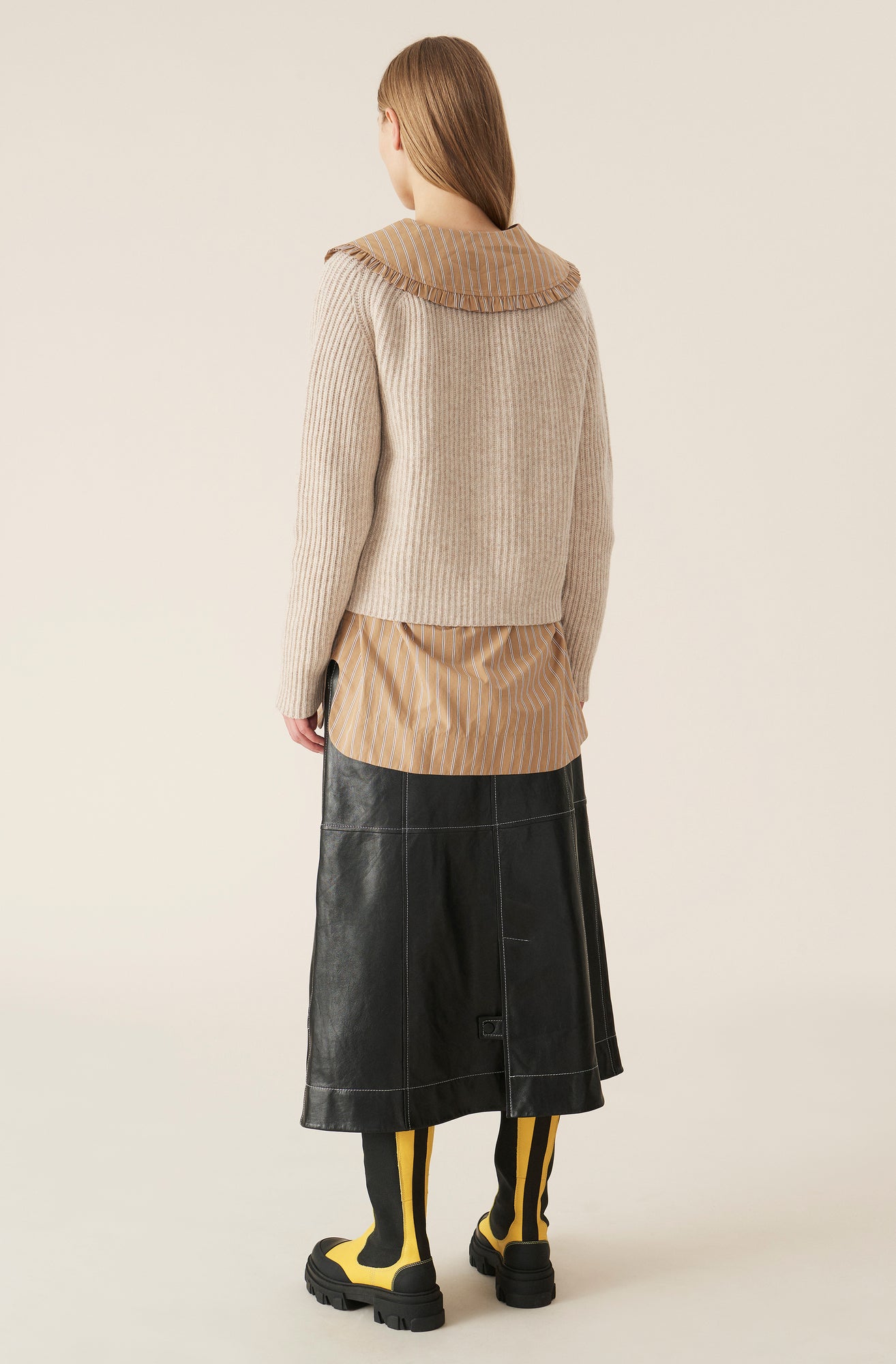 Rib Knit Cardigan | Brazilian Sand