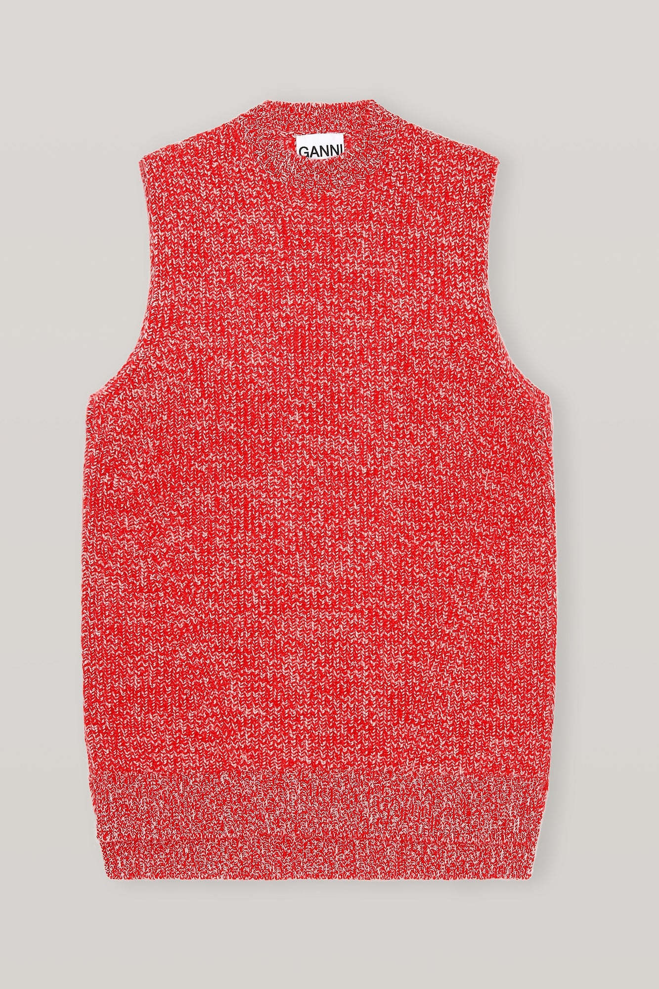 Cashmere Knit Vest | Flame Scarlet