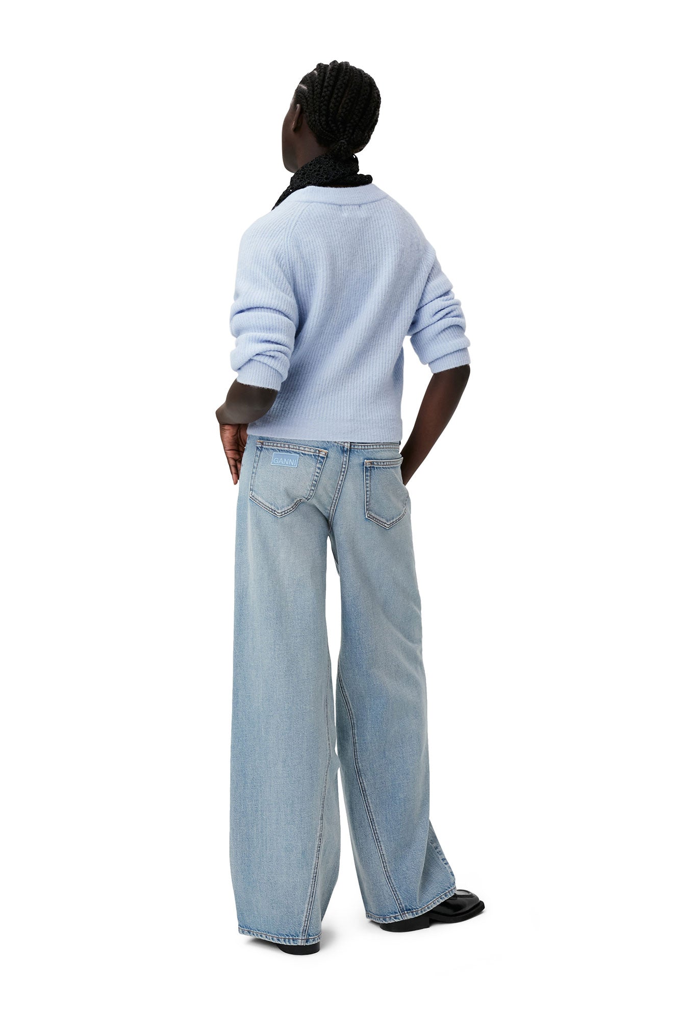 Soft Wool Cardigan | Brunnera Blue