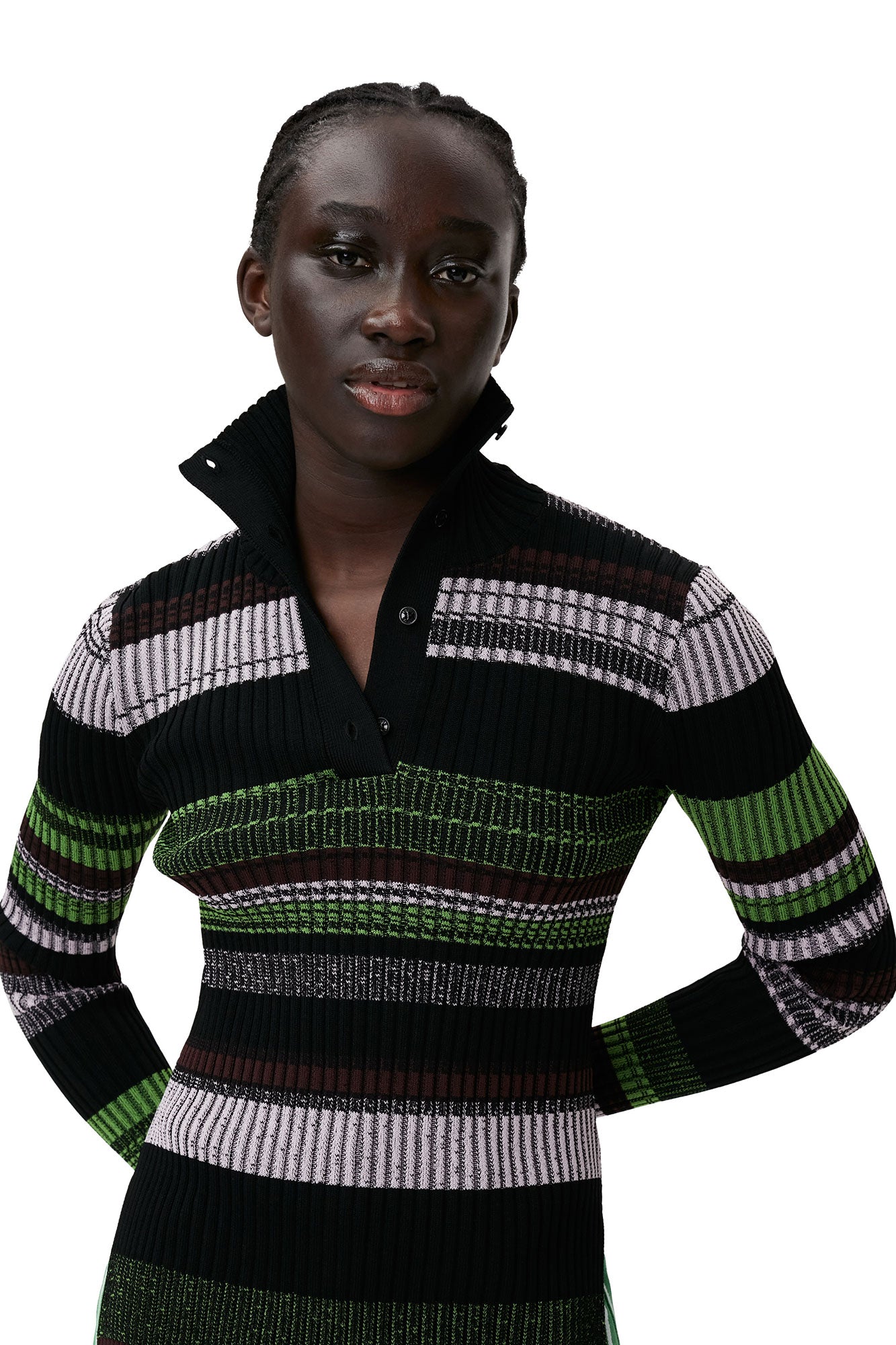 Button Up Blouse | Multicolor