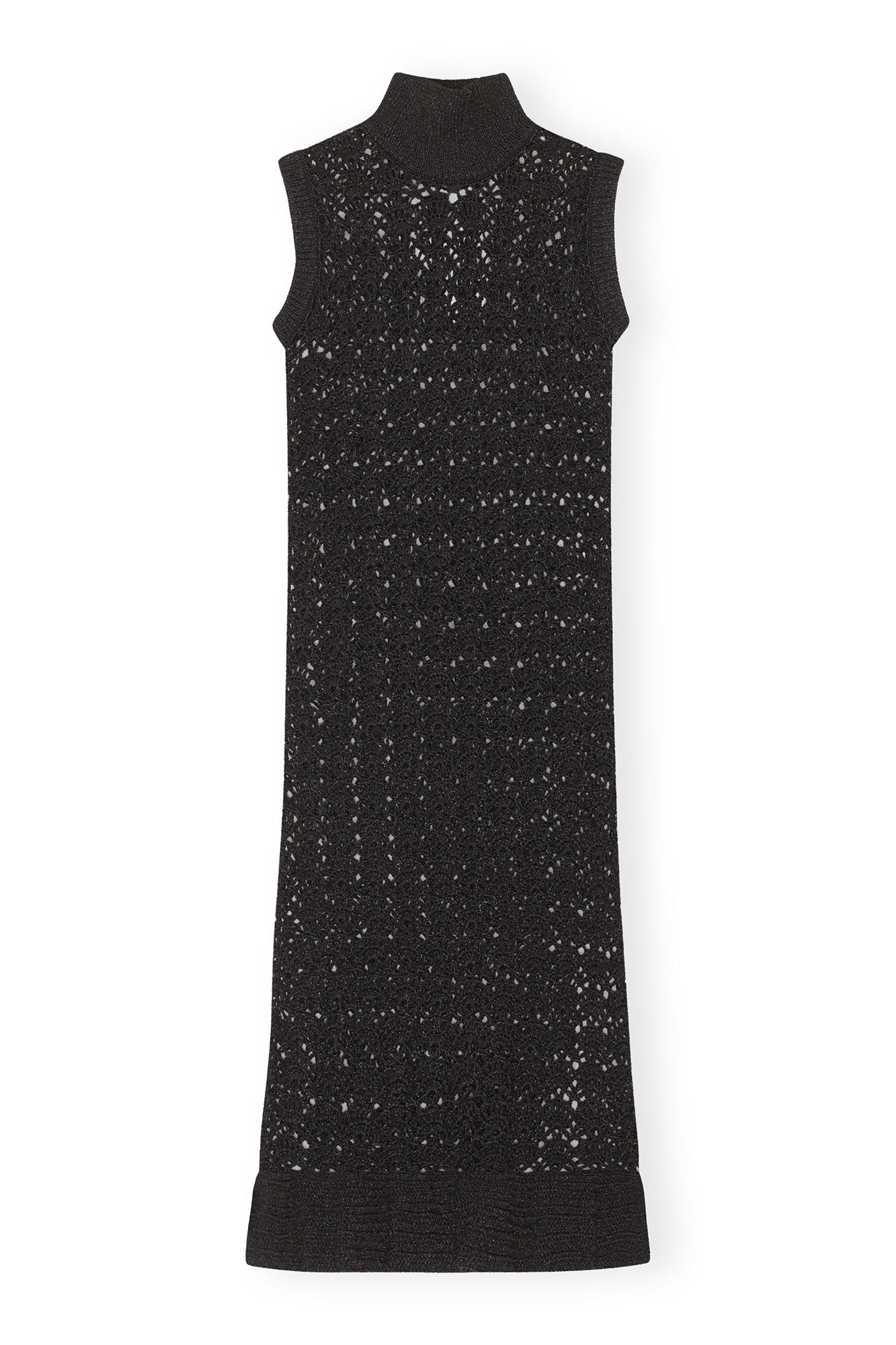 Highneck Dress | Black