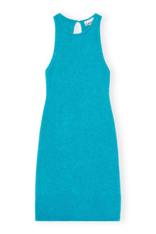 Brushed Alpaca Mini Dress | Blue Curacao