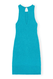 Brushed Alpaca Mini Dress | Blue Curacao