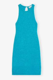 Brushed Alpaca Mini Dress | Blue Curacao