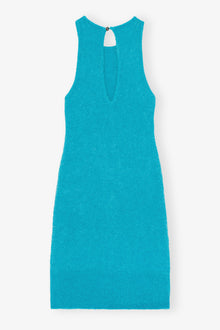 Brushed Alpaca Mini Dress | Blue Curacao