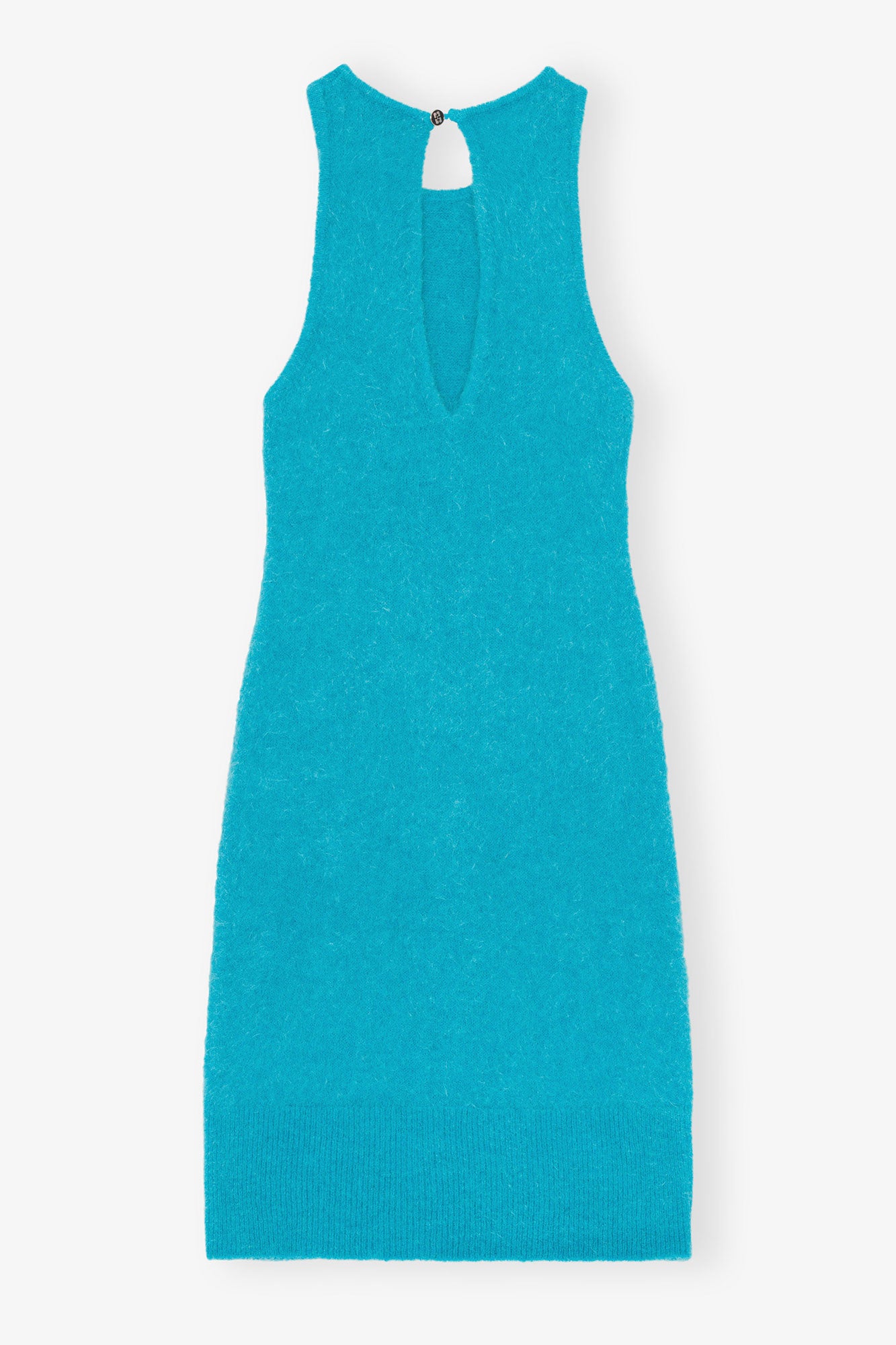 Brushed Alpaca Mini Dress | Blue Curacao