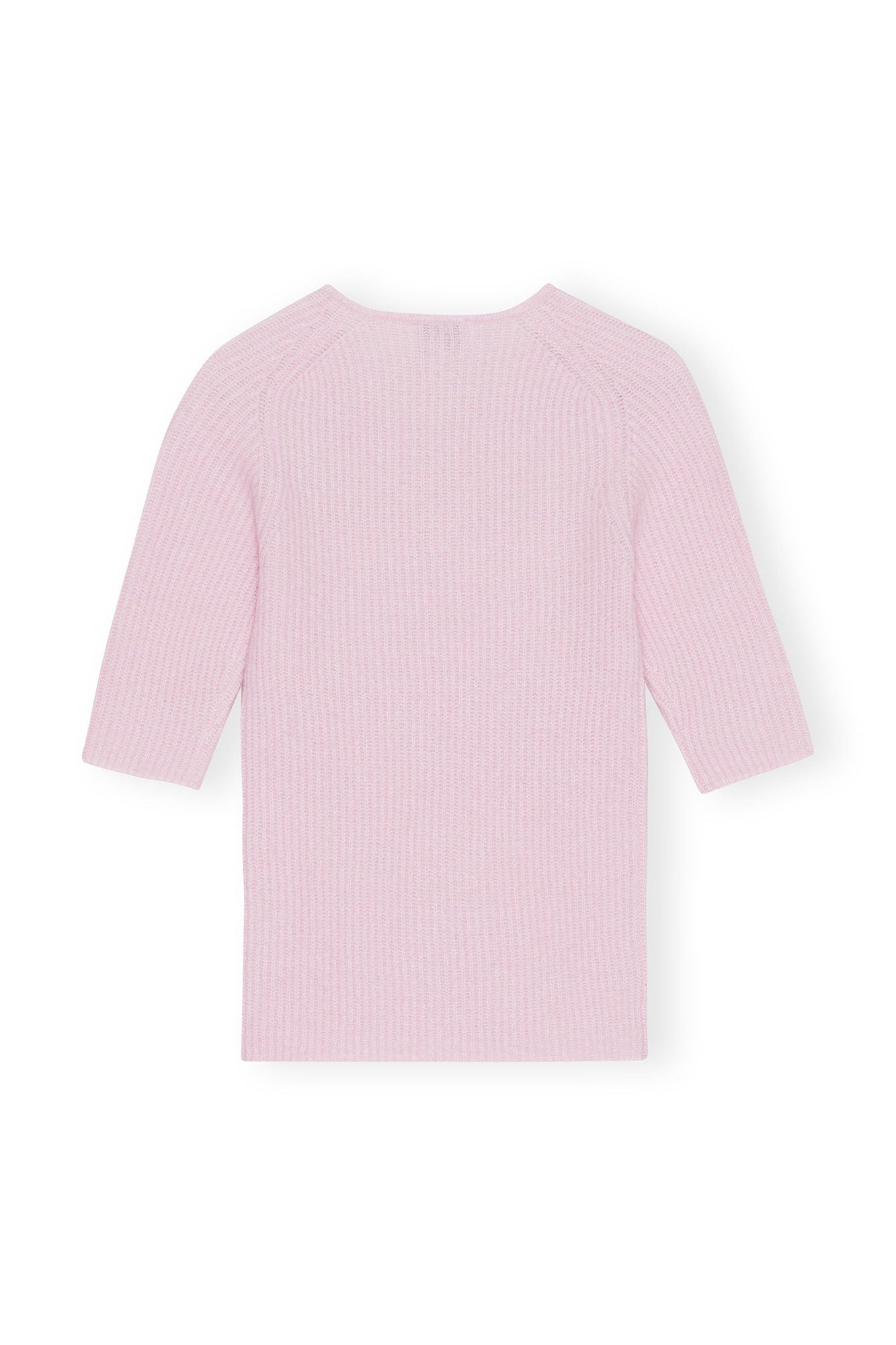 Soft Wool Cut Out Top | Pink Tulle