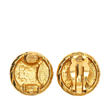 Chanel | Pre-Owned Gold Plated CC Clip On Earrings - I | Gold