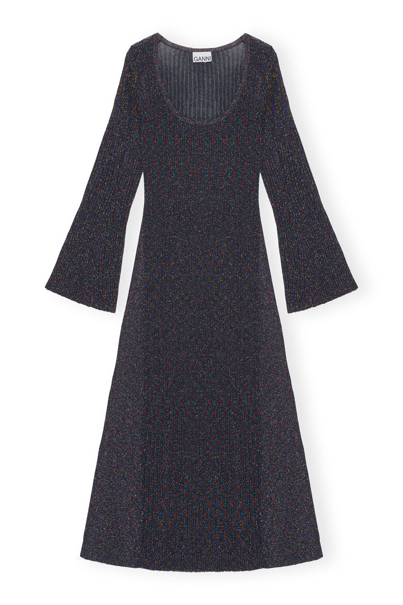 Sparkle Rib Maxi Dress | Multicolor