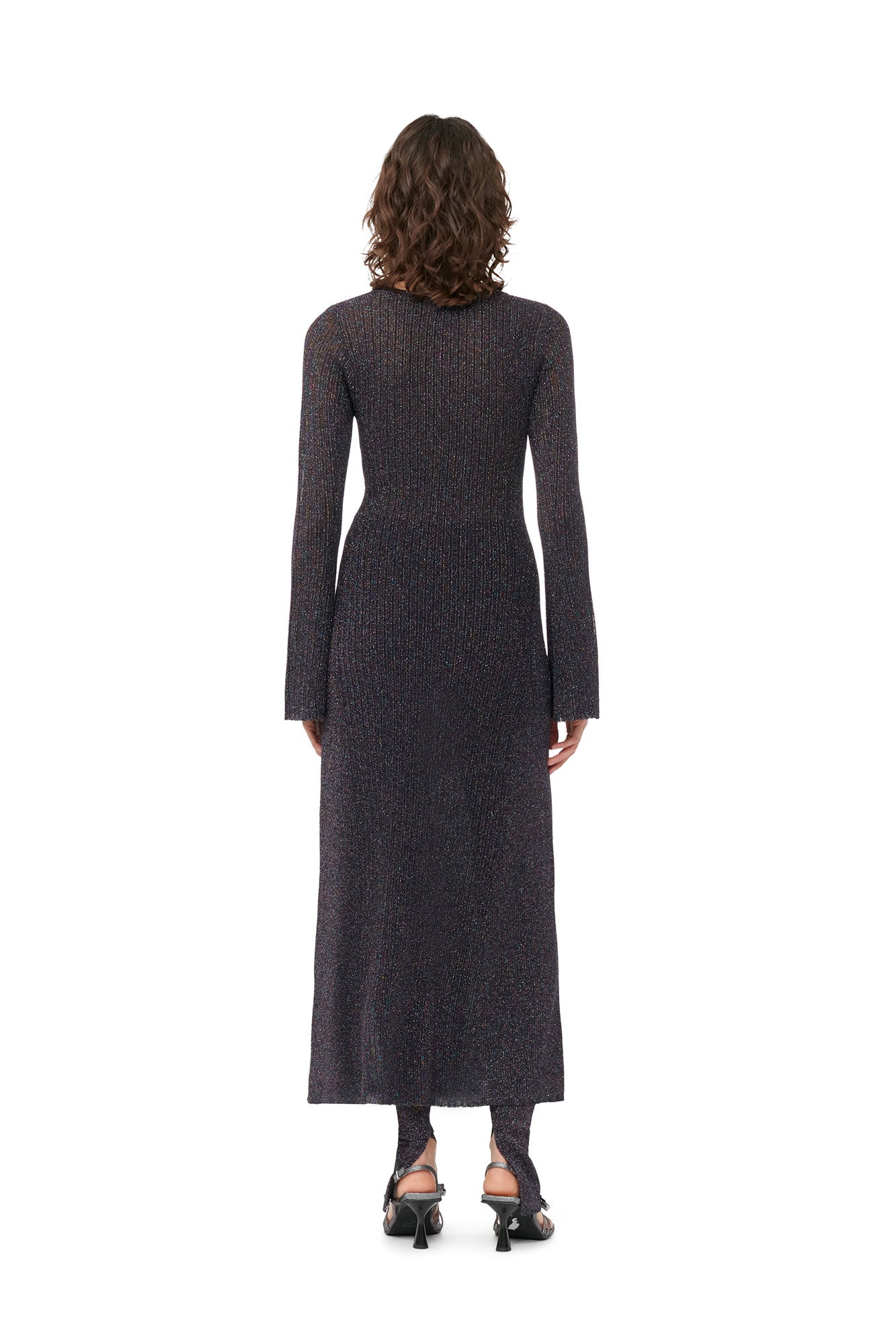 Sparkle Rib Maxi Dress | Multicolor