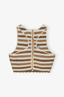 Crochet Racerback Top | Copper Brown