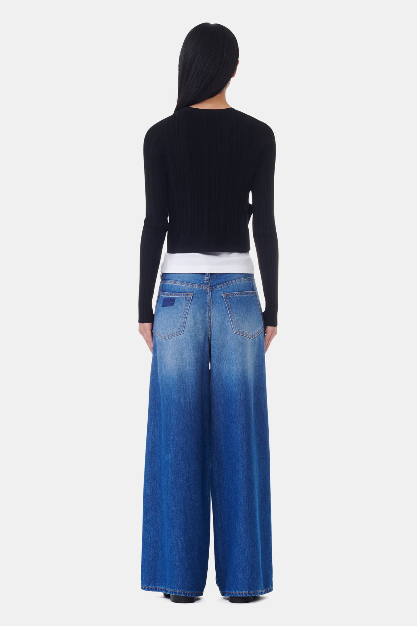 Open-front Cardigan | Black