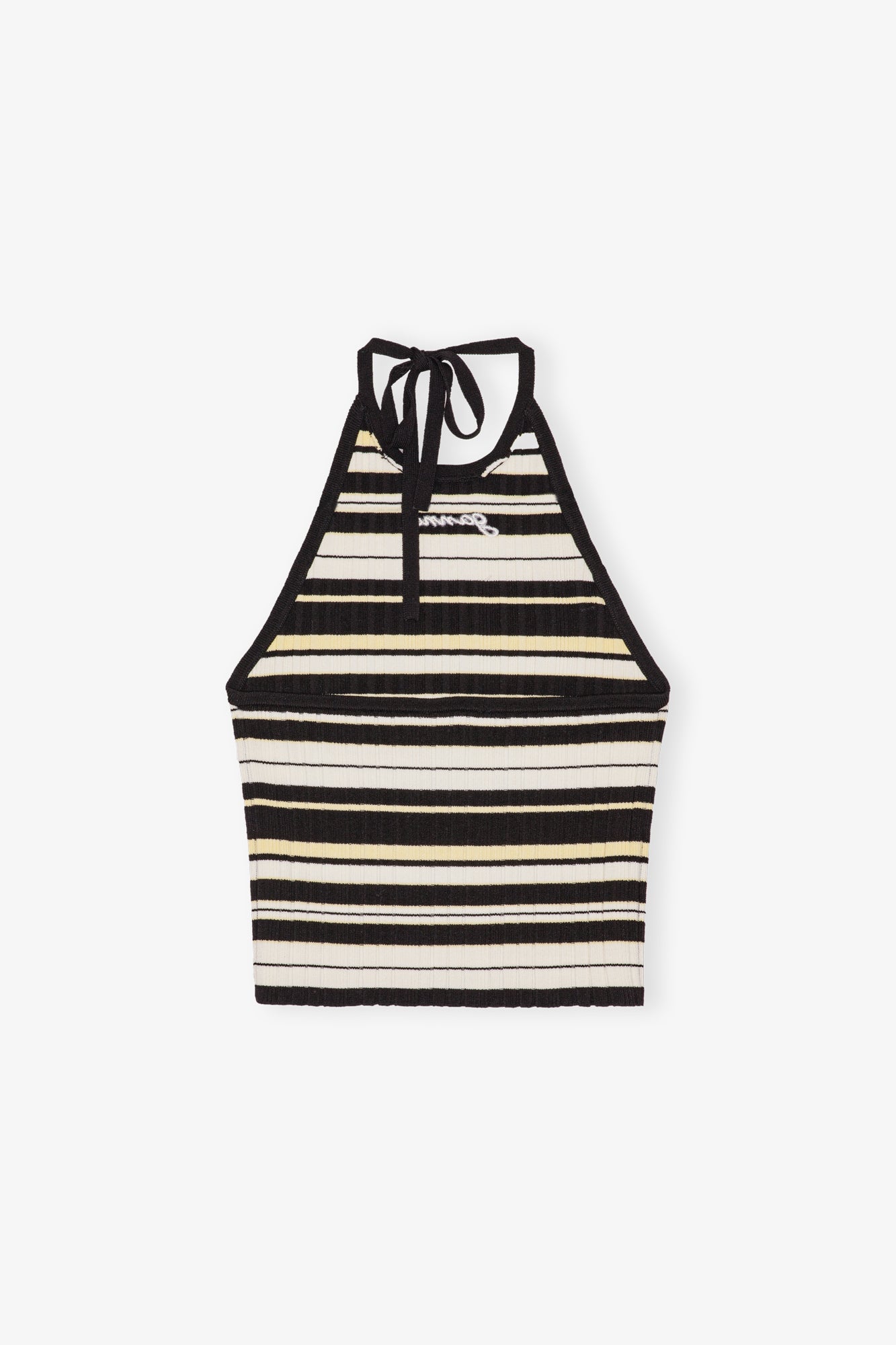 Future Viscose Rib Halterneck Top | Multicolour