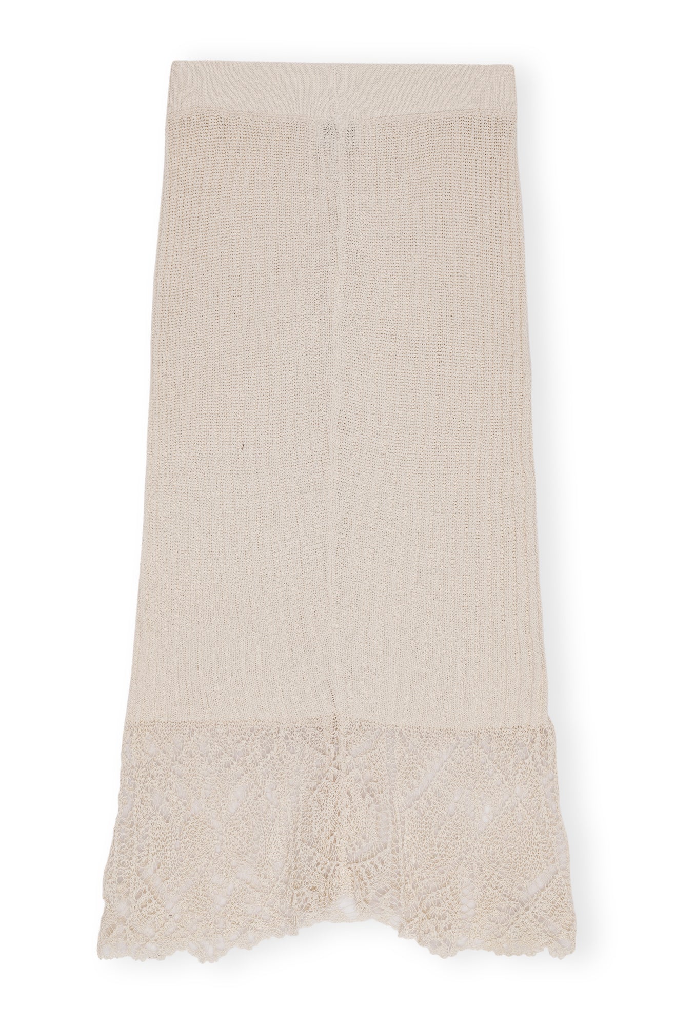 Lace Midi Skirt | Egret