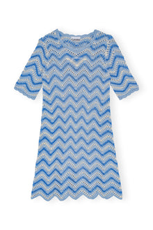 Cotton Crochet Mini Dress | Heather