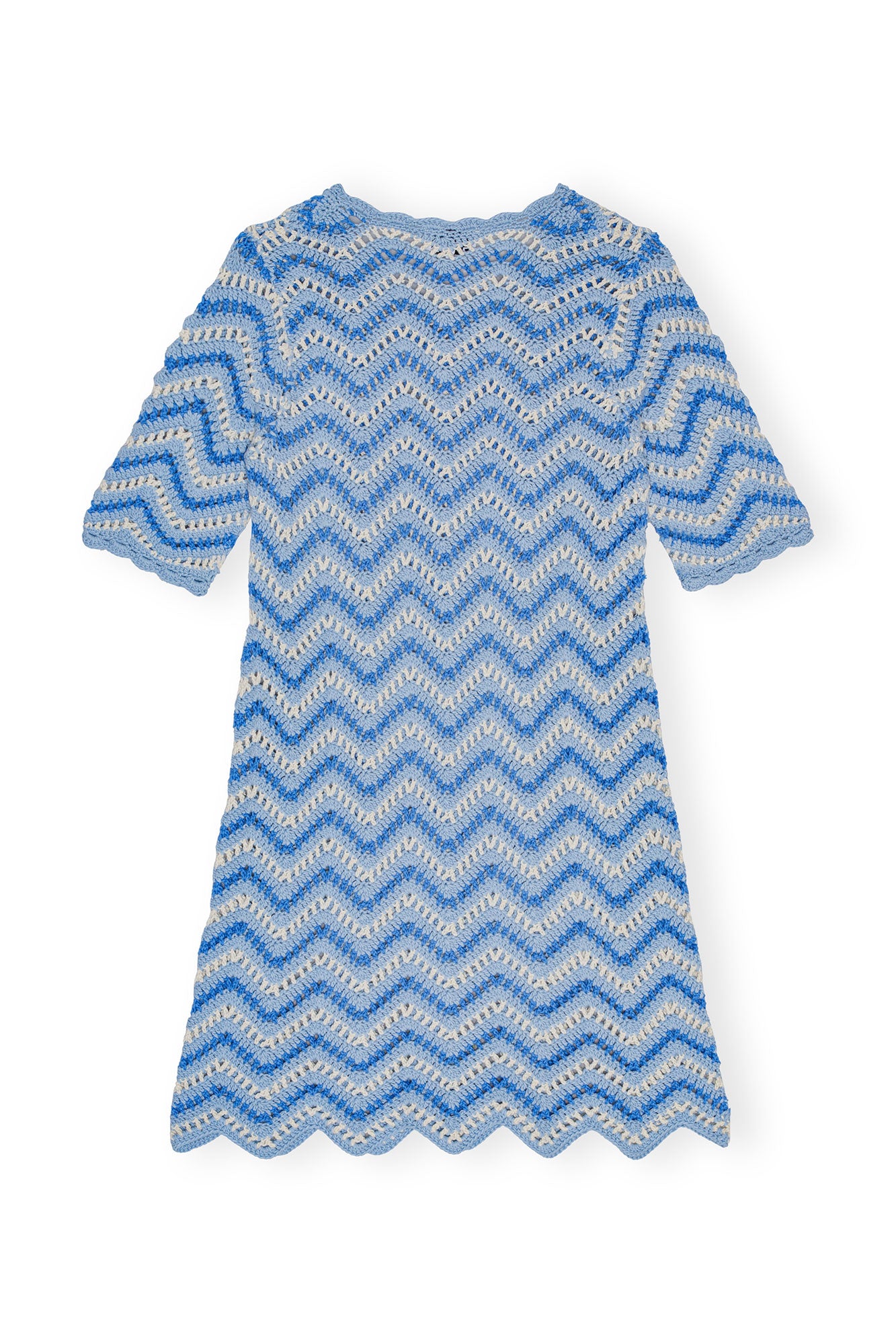 Cotton Crochet Mini Dress | Heather
