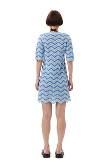 Cotton Crochet Mini Dress | Heather