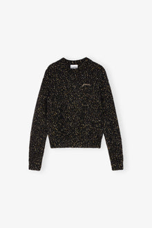Alpaca Cotton Mix O-Neck | Black