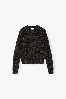 Alpaca Cotton Mix O-Neck | Black