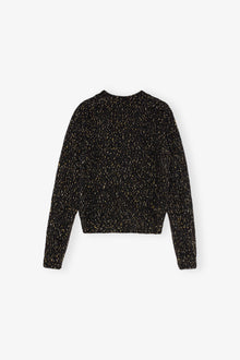 Alpaca Cotton Mix O-Neck | Black