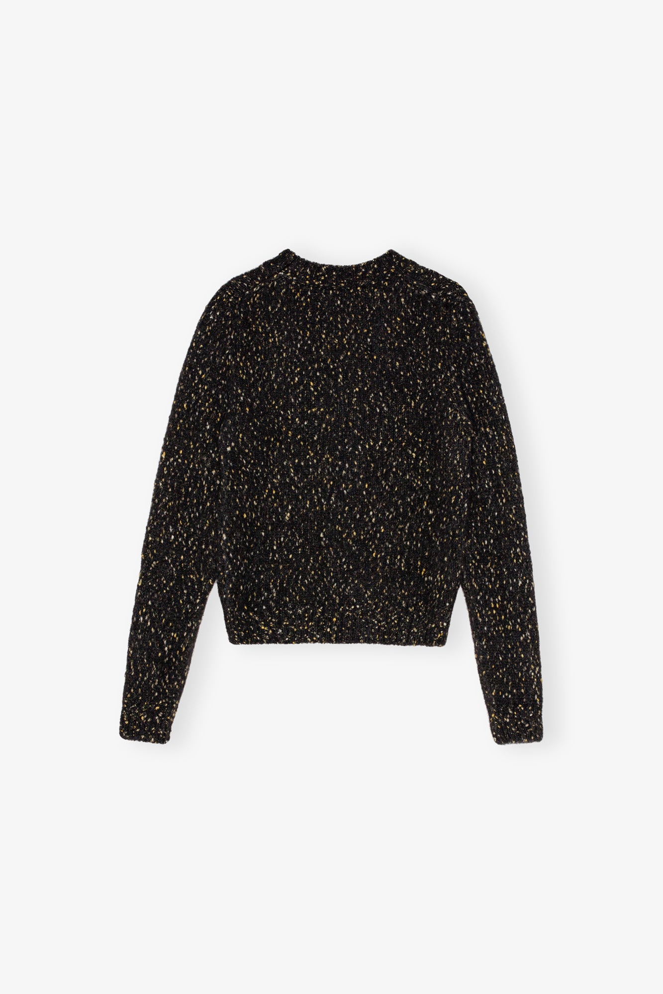 Alpaca Cotton Mix O-Neck | Black