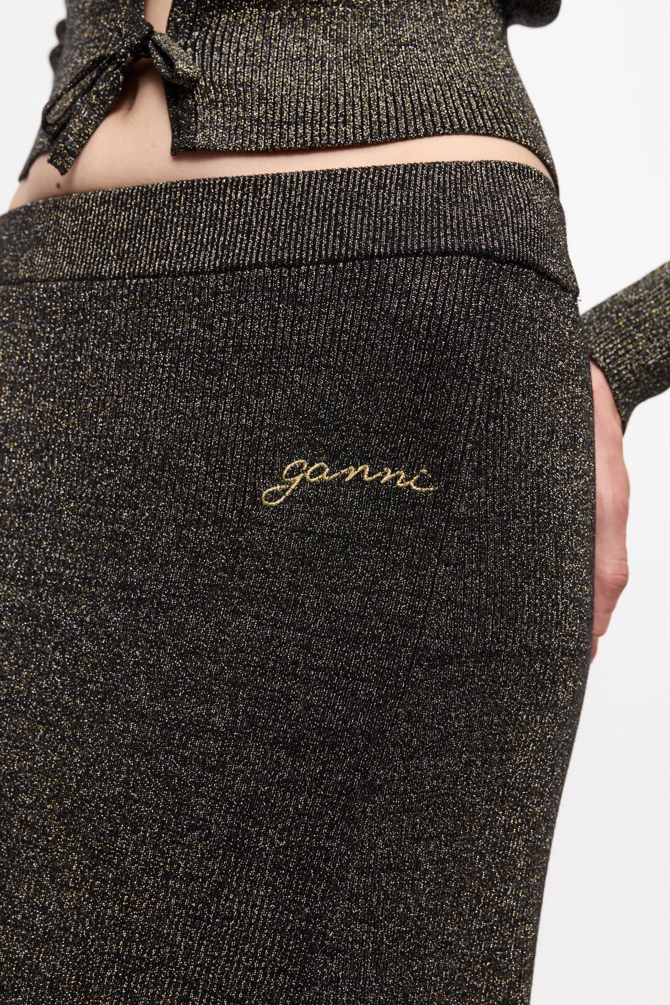 Sparkle Rib Maxi Skirt | Multicolor