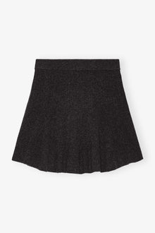 Cashmere Wool Mini Skirt | Phantom