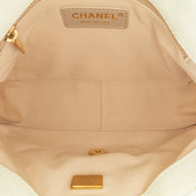 Chanel | Pre-Owned Small Quilted Caviar Chain Melody Flap - II | White/Ivory