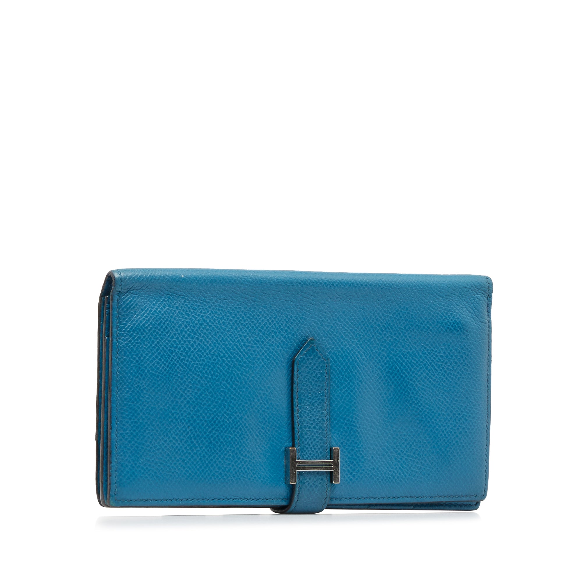 Hermès Pre-Owned Epsom Bearn Wallet | Women | Blue