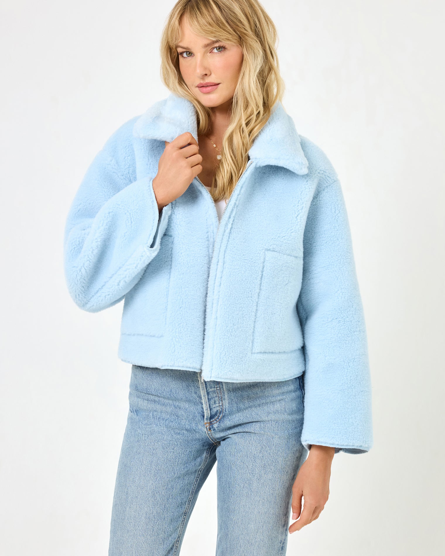 Kalina Jacket | Ice Blue