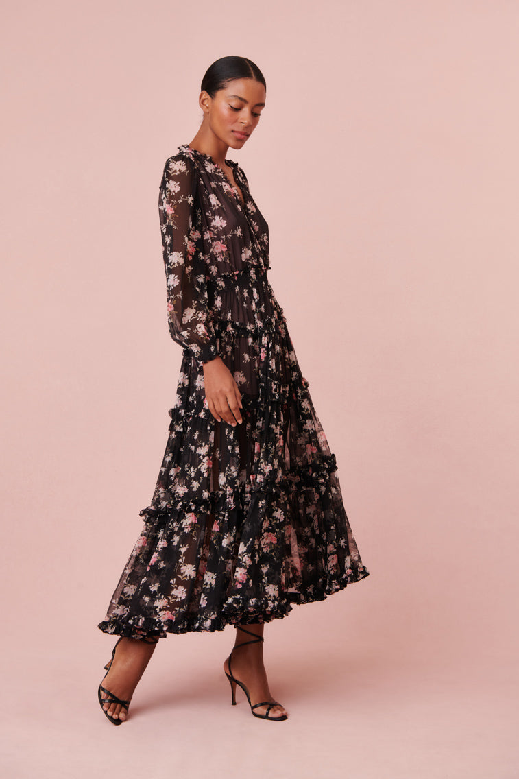 Womens | Kailo Midi Dress | Aurora Nights